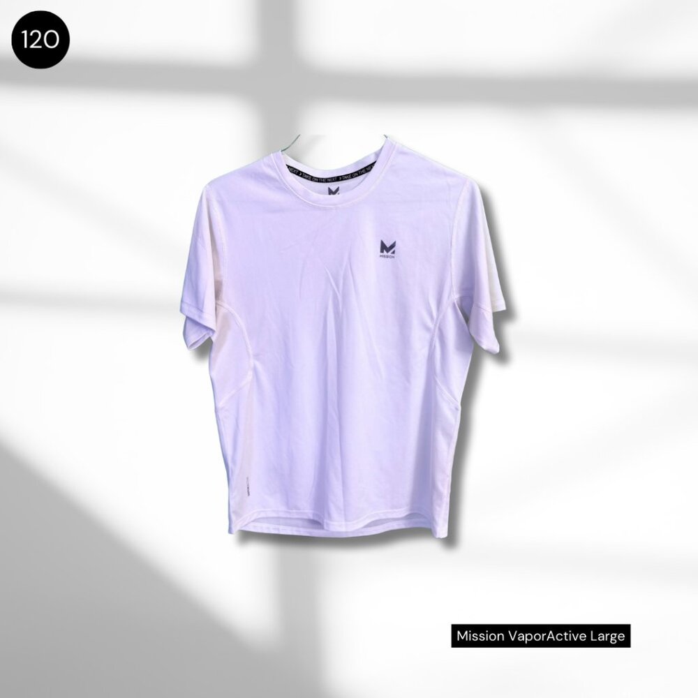 Mission VaporActive Performance Tee in White